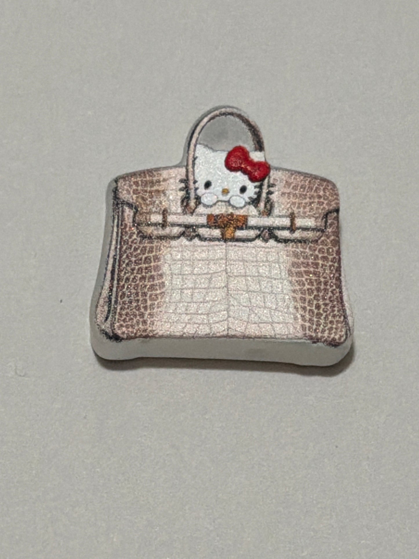 π HK Character Acrylic Beads - Luxury Kitty Purse