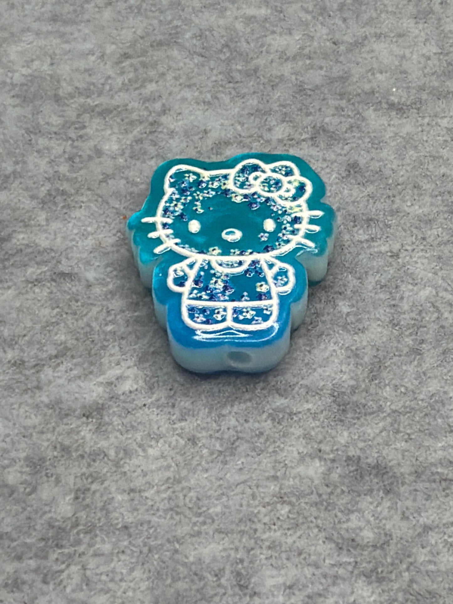 Neon Glitter HK Acrylic Beads