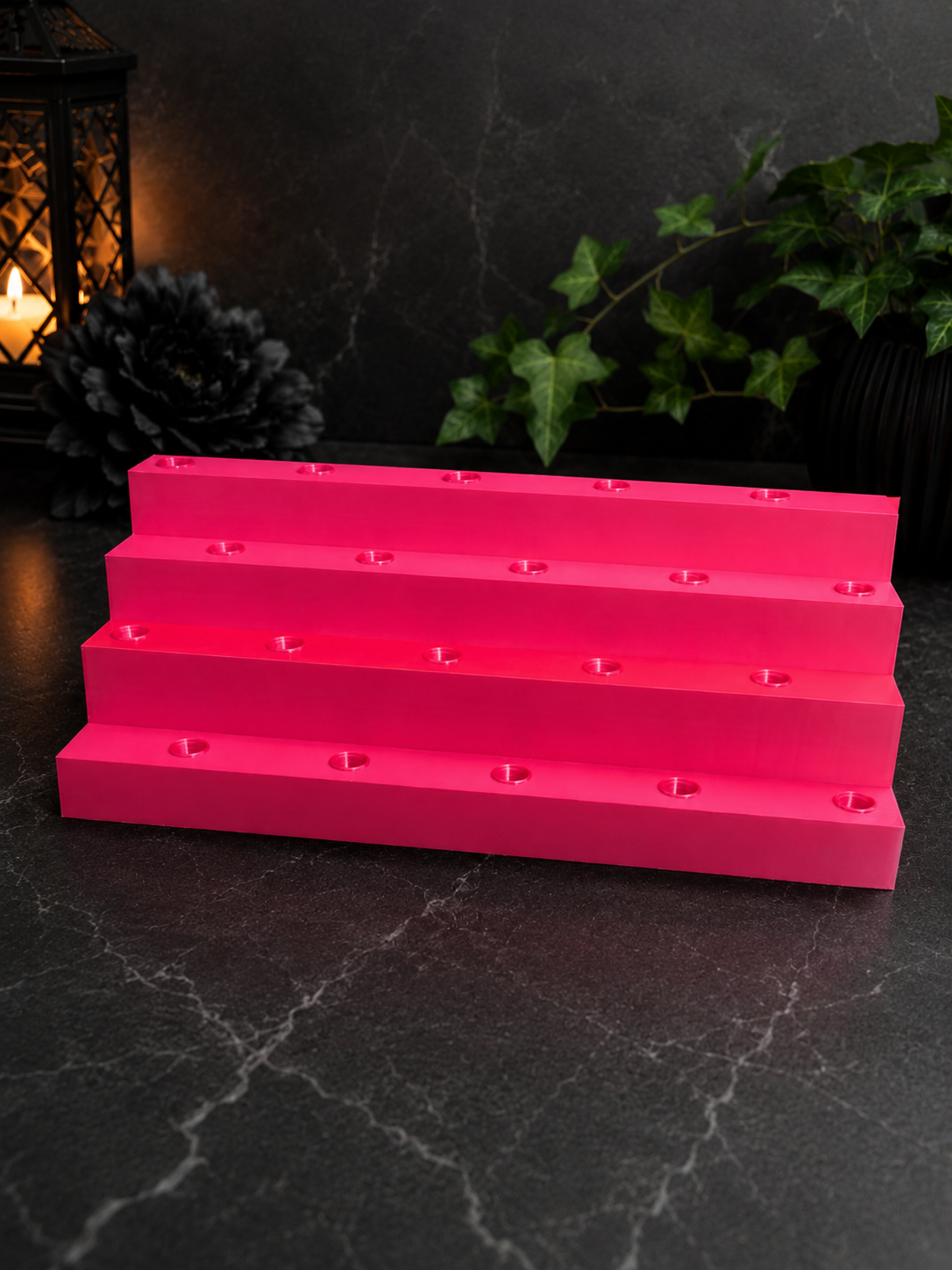 Personalized 20-Pen Display Stand - White Personalized