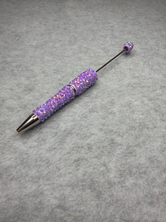 Rhinestone Sparkle Pens - Violet Aurora Glam