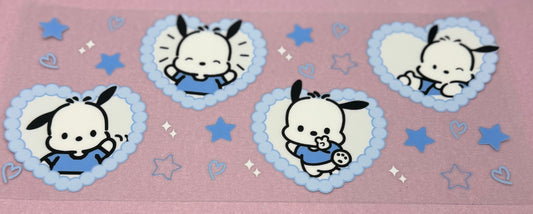 #60-Blue Pup Heart