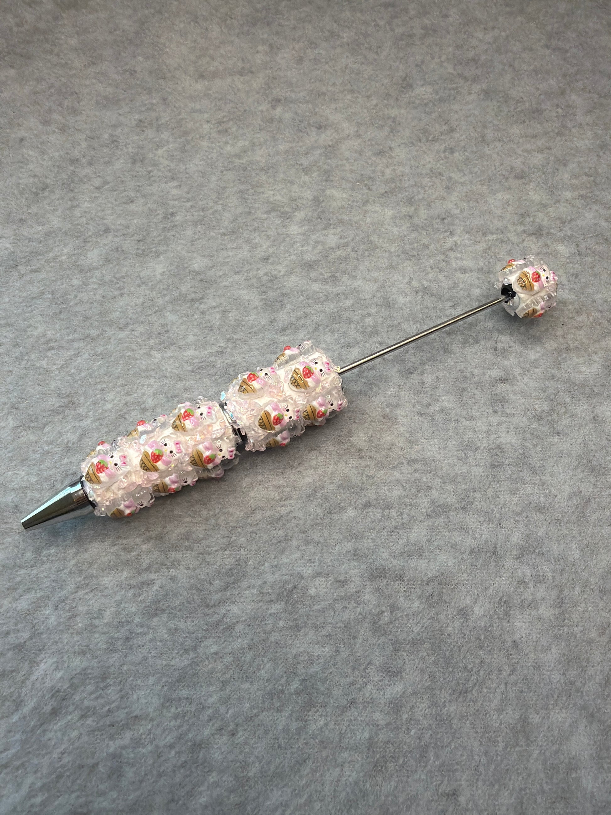 Character Pens - Clear Kitty