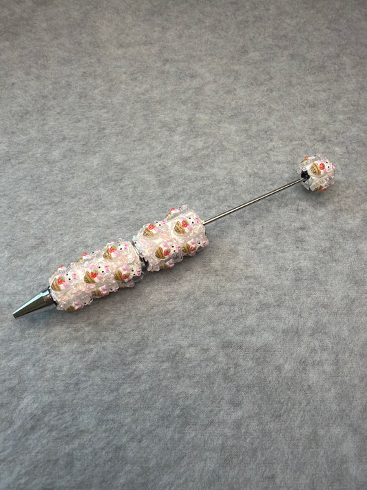 Character Pens - Clear Kitty
