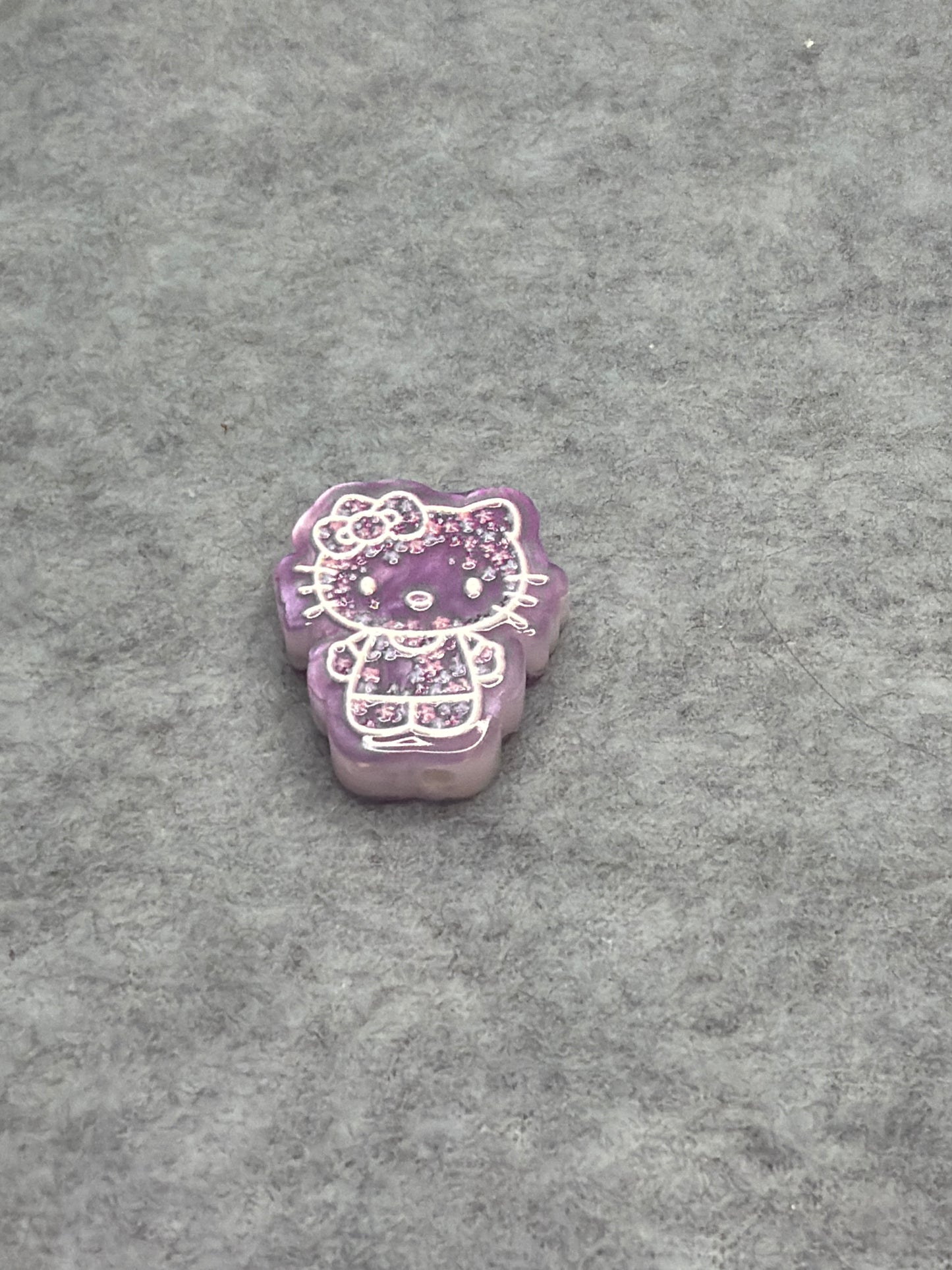 Neon Glitter HK Acrylic Beads