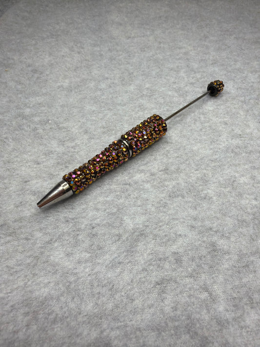 Rhinestone Sparkle Pens - Bronze Eclipse Glam