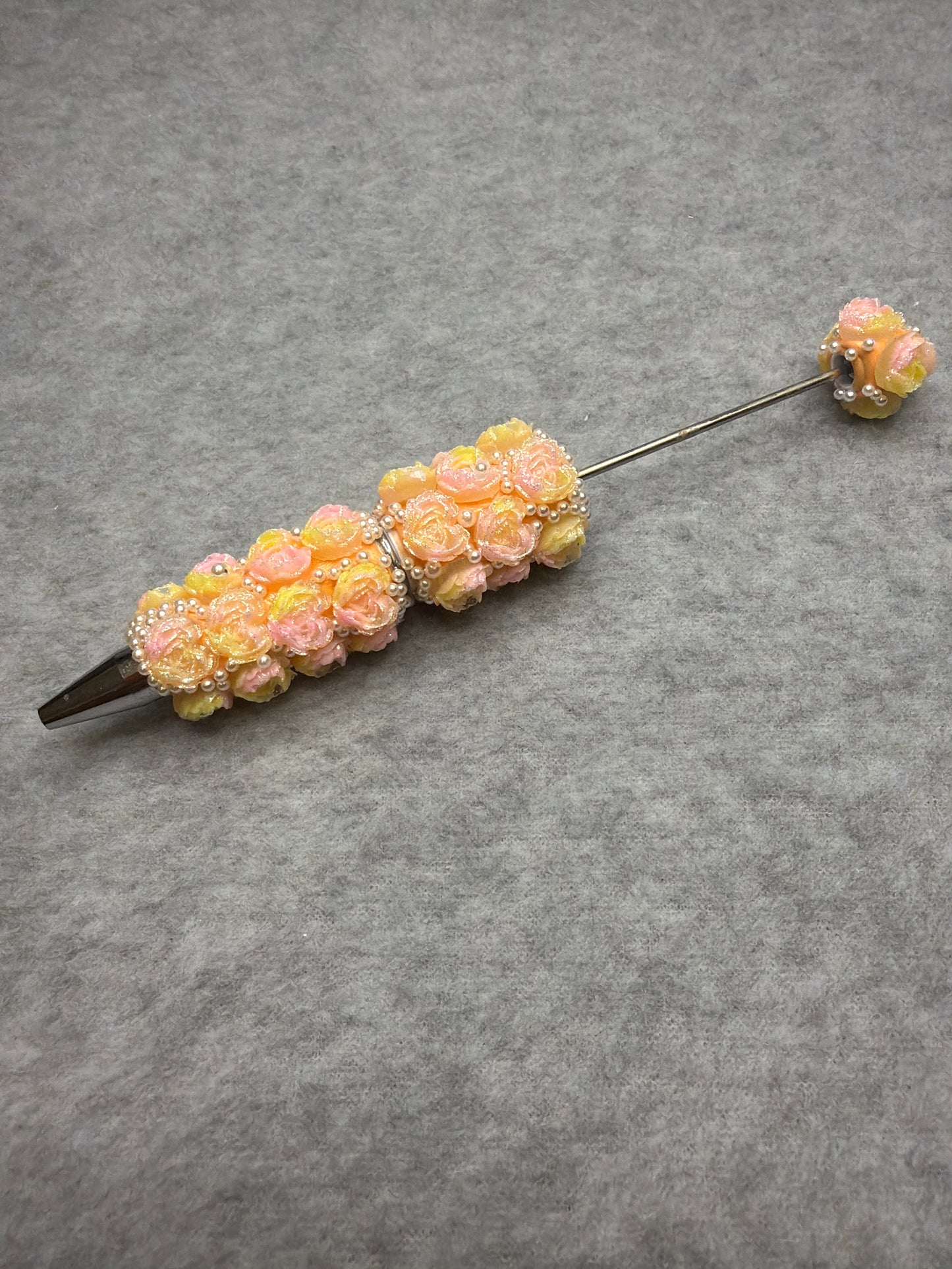 Beadable Floral Pen