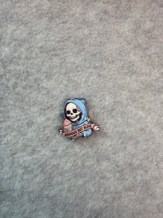 Petty & Problematic Acrylic Beads - Anxious But Alive