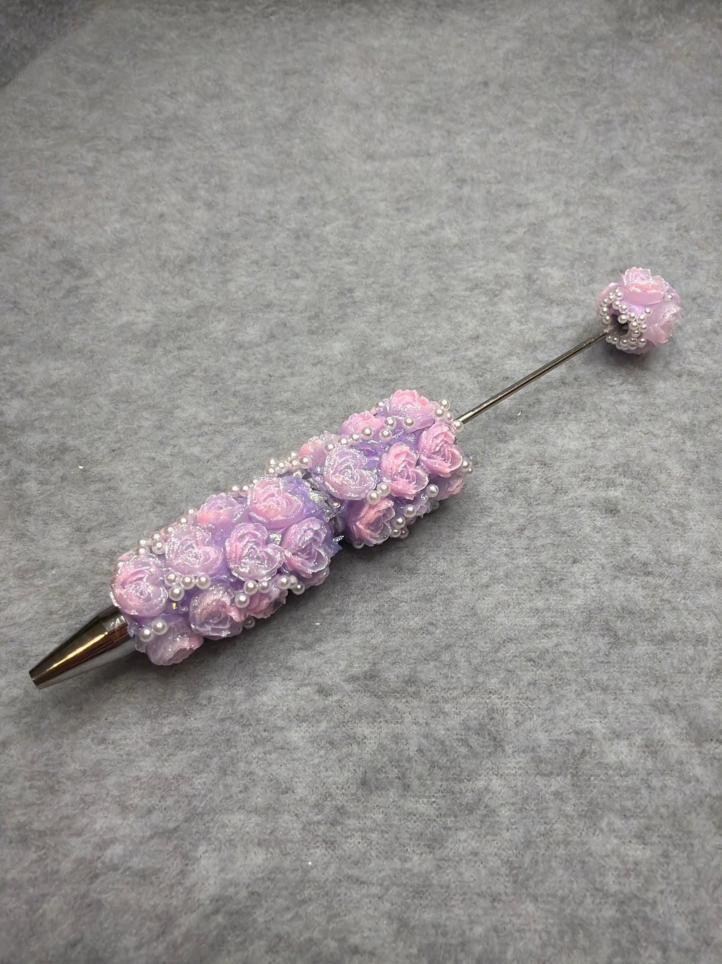 Beadable Floral Pen