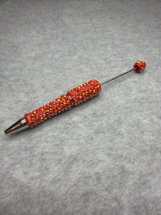 Rhinestone Sparkle Pens - Cherry Fire Glam