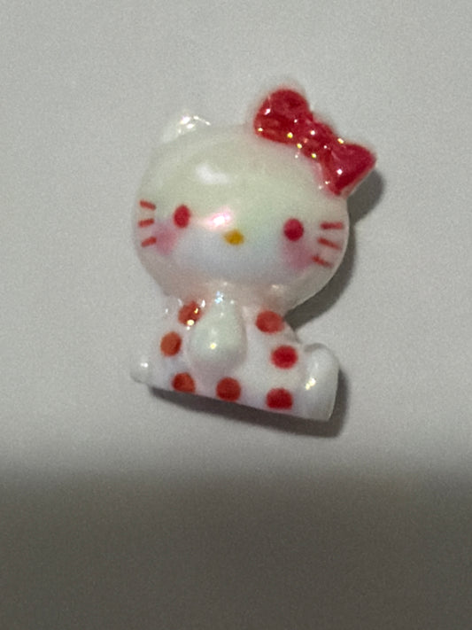 🎀 HK Character Acrylic Beads - Blush Baby Kitty