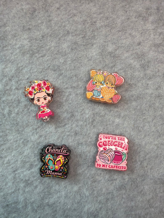 Latina Culture Acrylic Charms