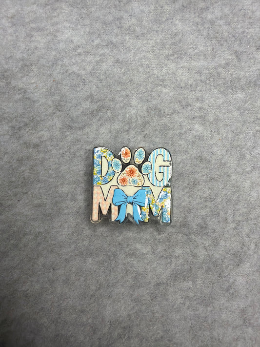 Mama Acrylic Charms - Quilted Dog Mom