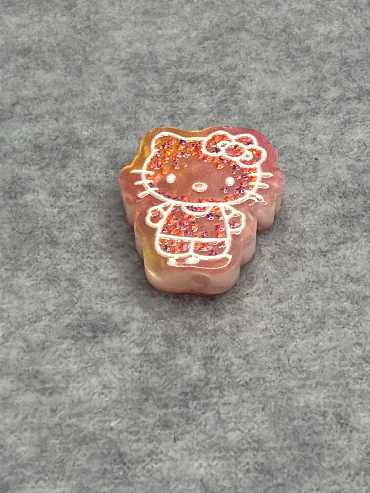 Neon Glitter HK Acrylic Beads