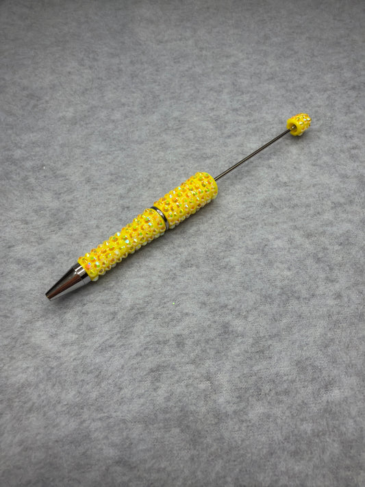 Rhinestone Sparkle Pens - Lemon Drop Glam