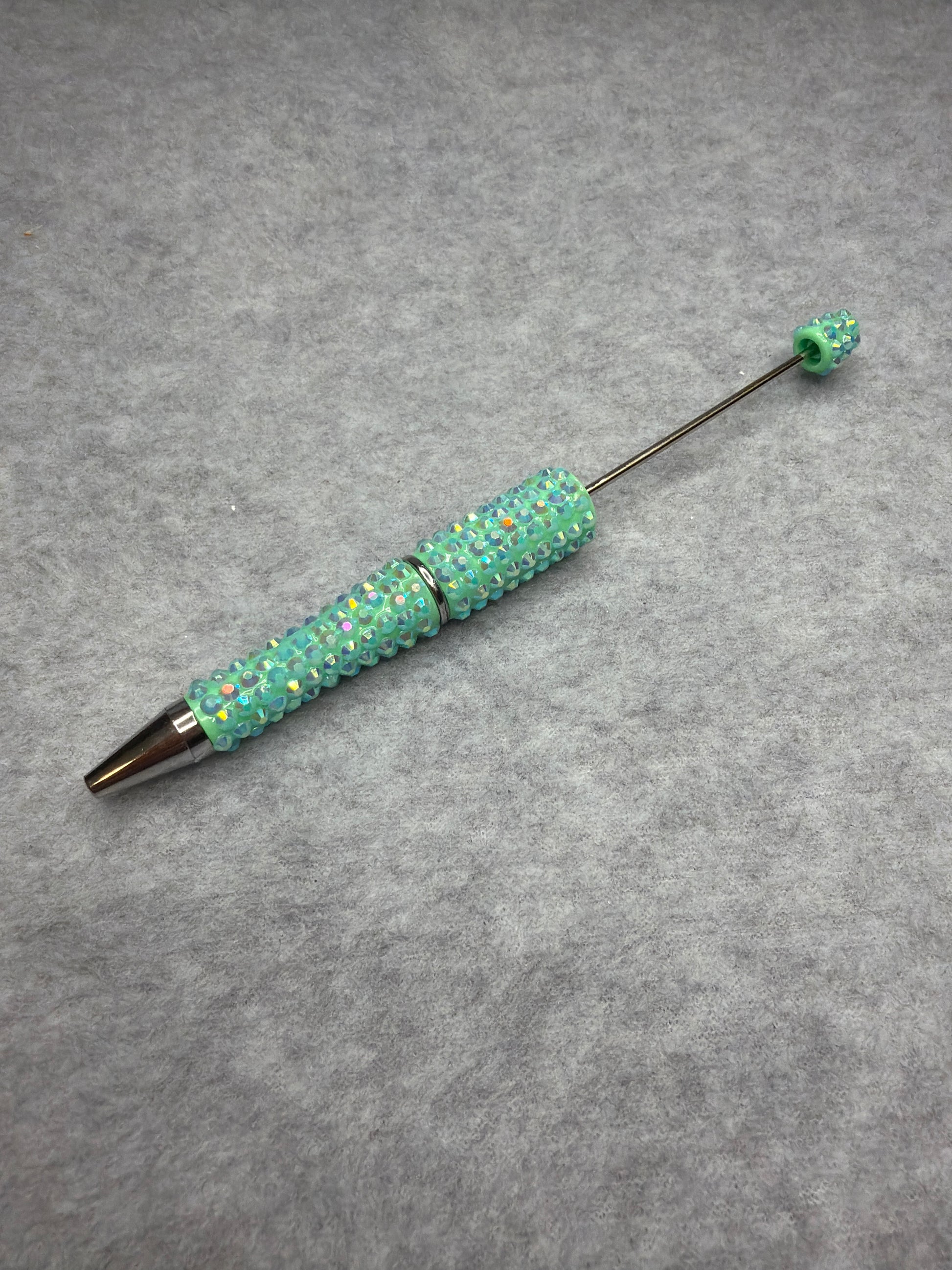 Rhinestone Sparkle Pens - Mint Aurora Glam