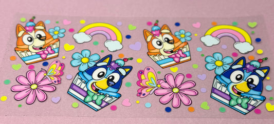 #68-Blue Pup Gift box