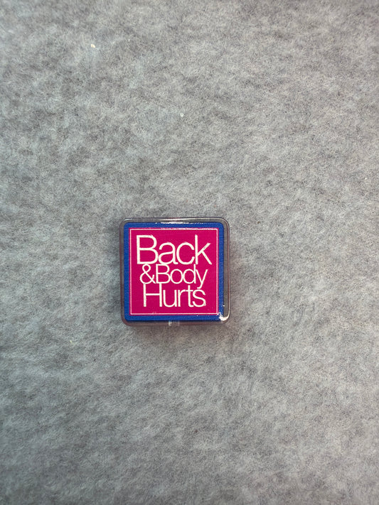 Petty & Problematic Acrylic Beads - Back & Body Hurts