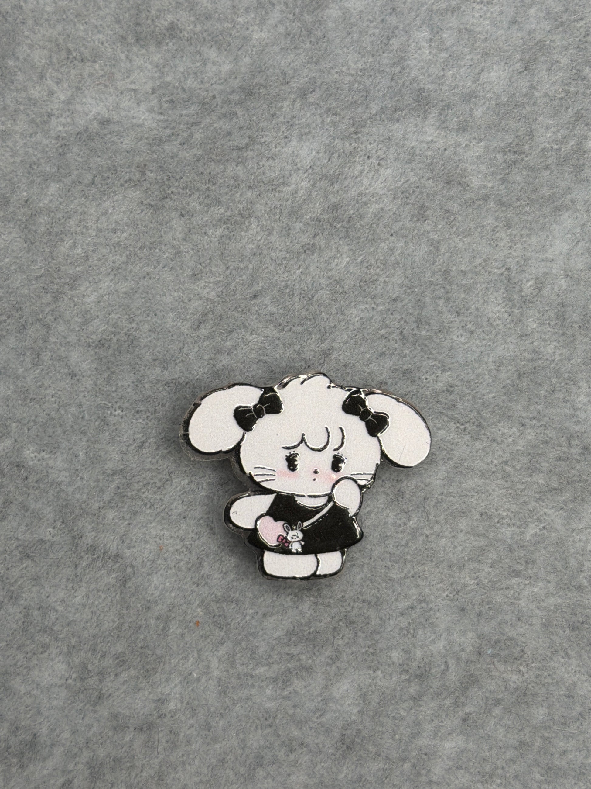 🎀 HK Character Acrylic Beads - Midnight Lamb