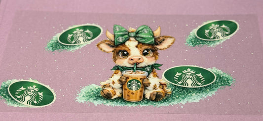 #59-Green Coffee Cow