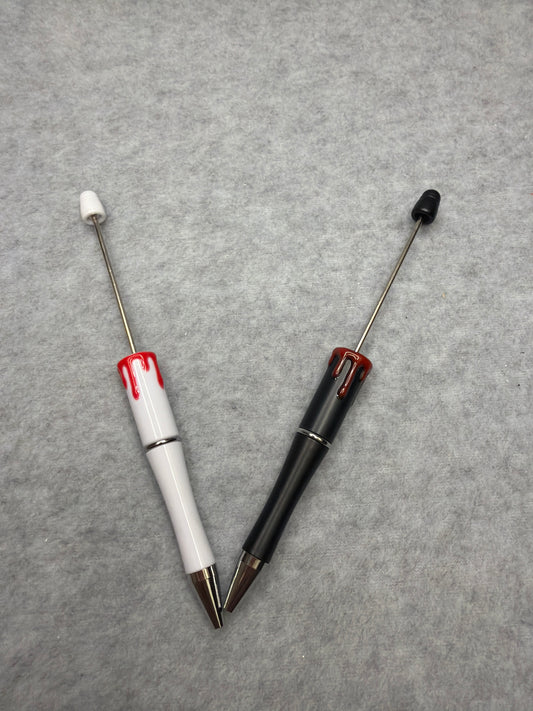 Beadable Blood Drip Pens