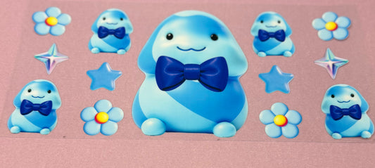 #47-Blue bow jelly Pal