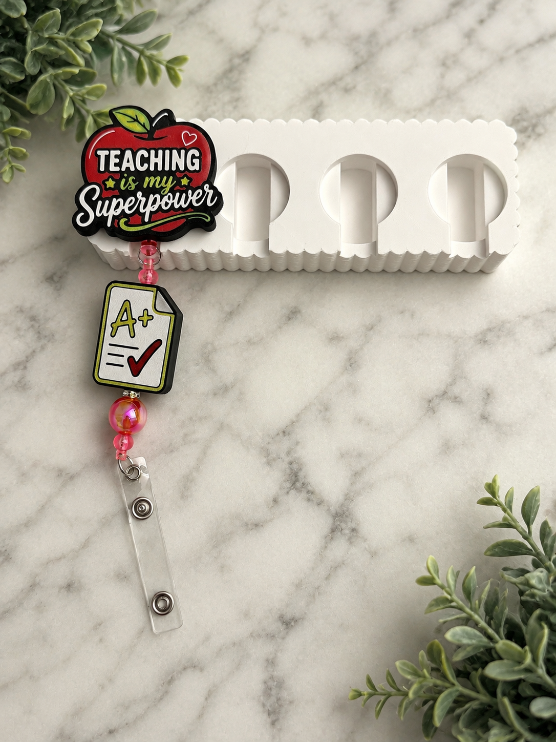 Mama’s Badge Display Pal – 4-Slot Badge Reel Holder