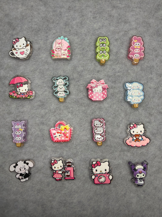 HK Character Acrylic Beads