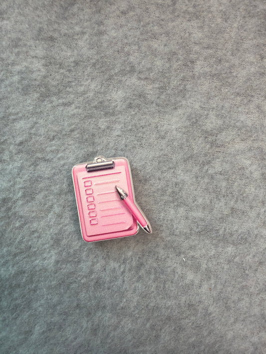Mama Acrylic Charms - Pink Planner Clipboard