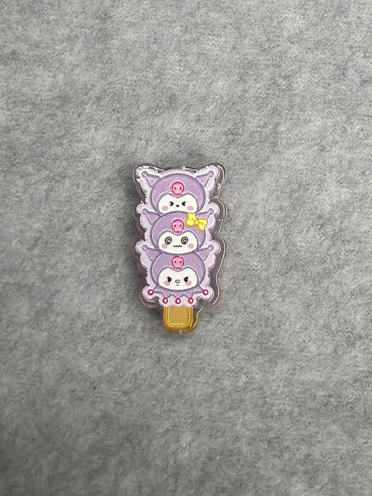 🎀 HK Character Acrylic Beads - Mischief Trio Pop