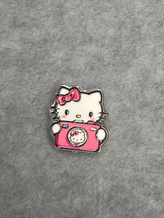 🎀 HK Character Acrylic Beads - Snapshot Kitty