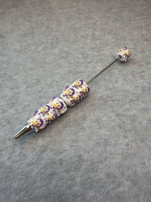 Character Pens - Purple Hair Girl