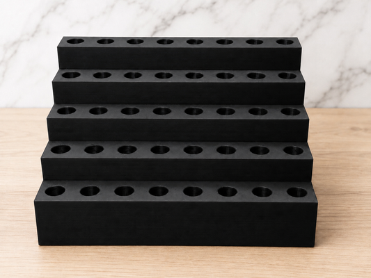 40-Hole Rhinestone Pen Holder Display | 3D Printed Tiered Pen Organizer