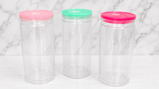 20oz Snowglobe Cup - pink