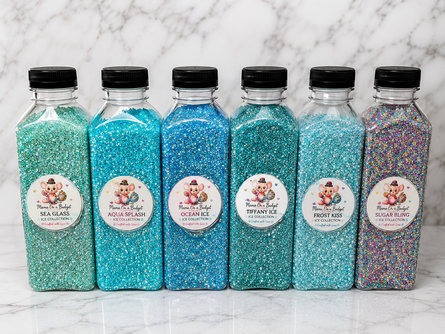 Mama’s Ice Collection – AB Pointed Back Rhinestones.