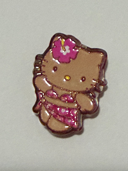 🎀 HK Character Acrylic Beads - Beach Kitty