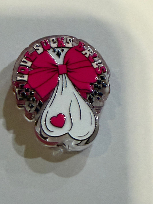 Petty & Problematic Acrylic Beads - Love Sucks