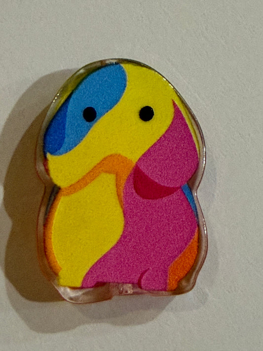 Petty & Problematic Acrylic Beads - Rainbow R Charms