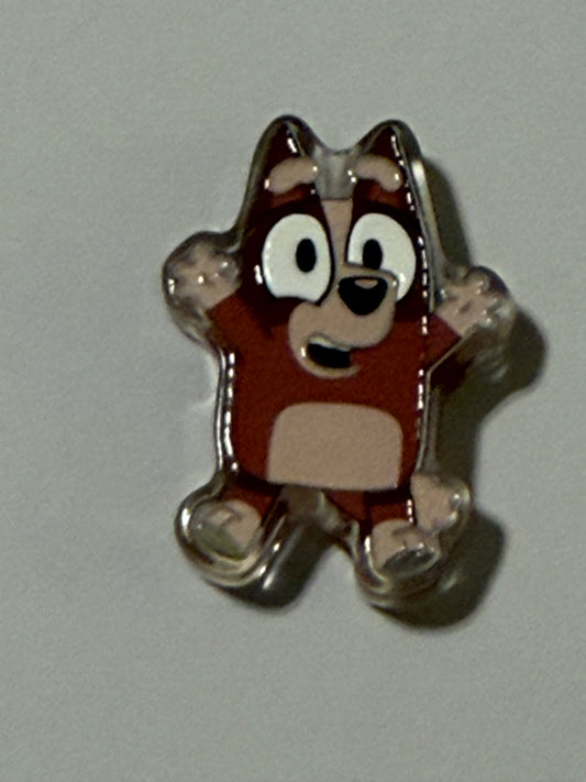 Monsters & Mischief Acrylic Beads - Brown Monster