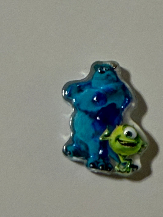 Monsters & Mischief Acrylic Beads - Green Monster Buddy