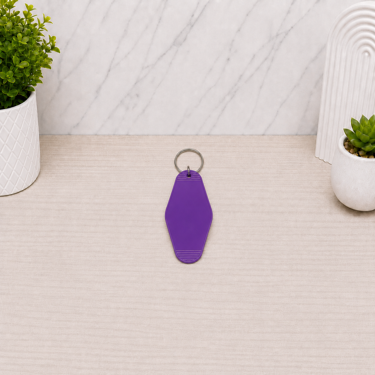 Blank Motel Keychain | Acrylic Hotel Key Tag | DIY Craft Keychain | Vinyl & UV DTF Ready