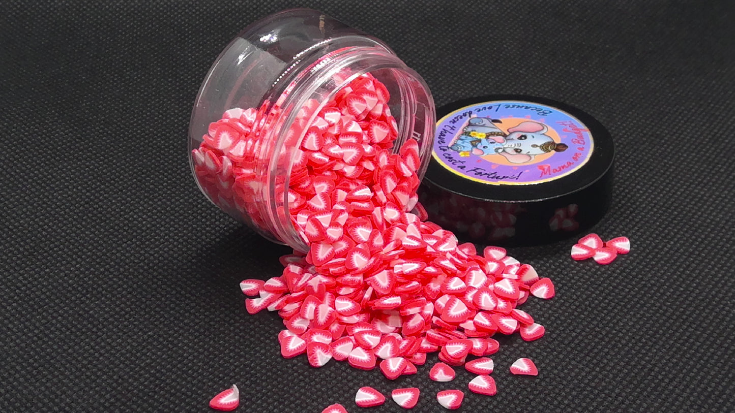 Poly Clay Straw Berry