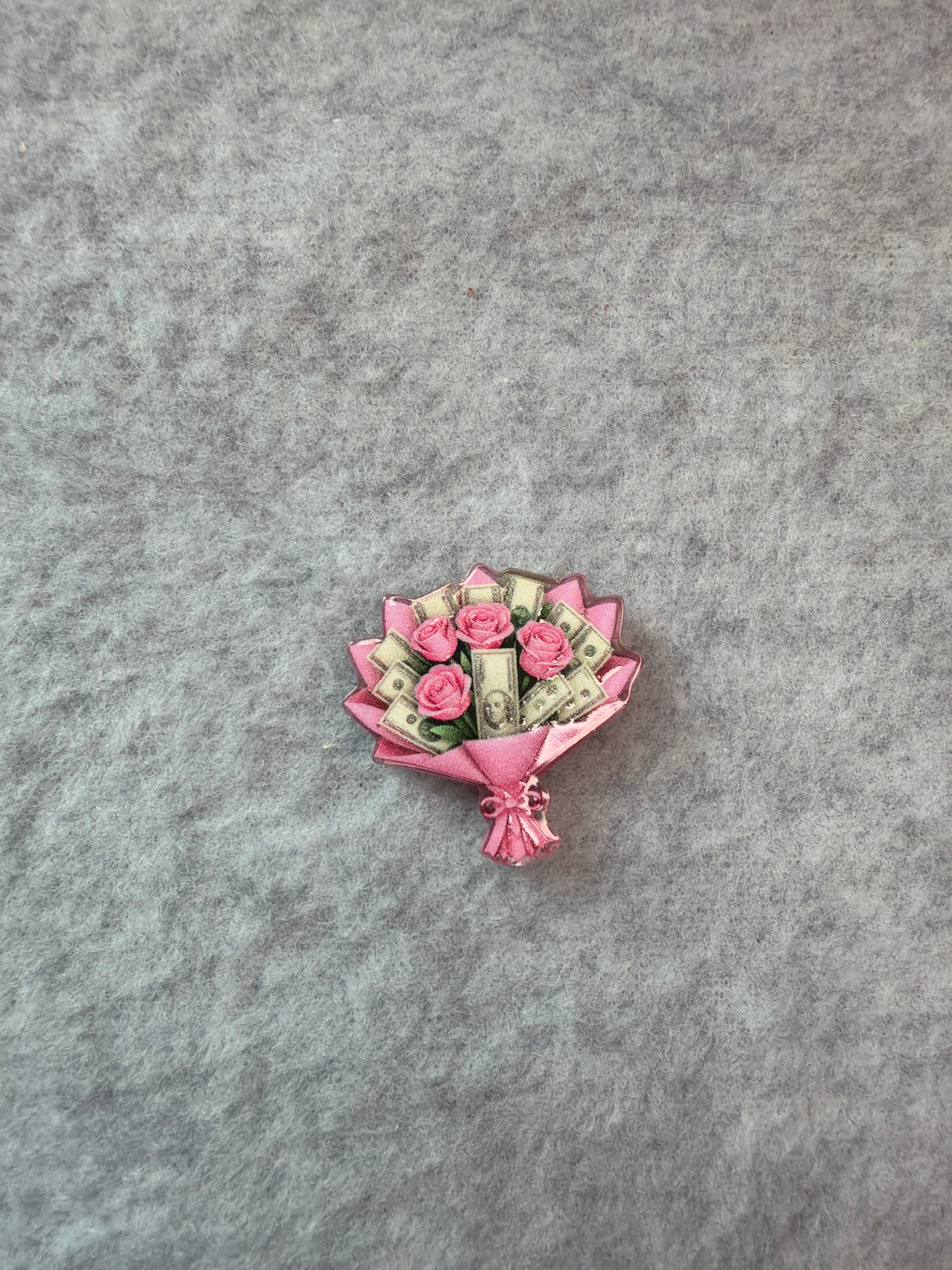 Flowers and Bows Acrylic Beads