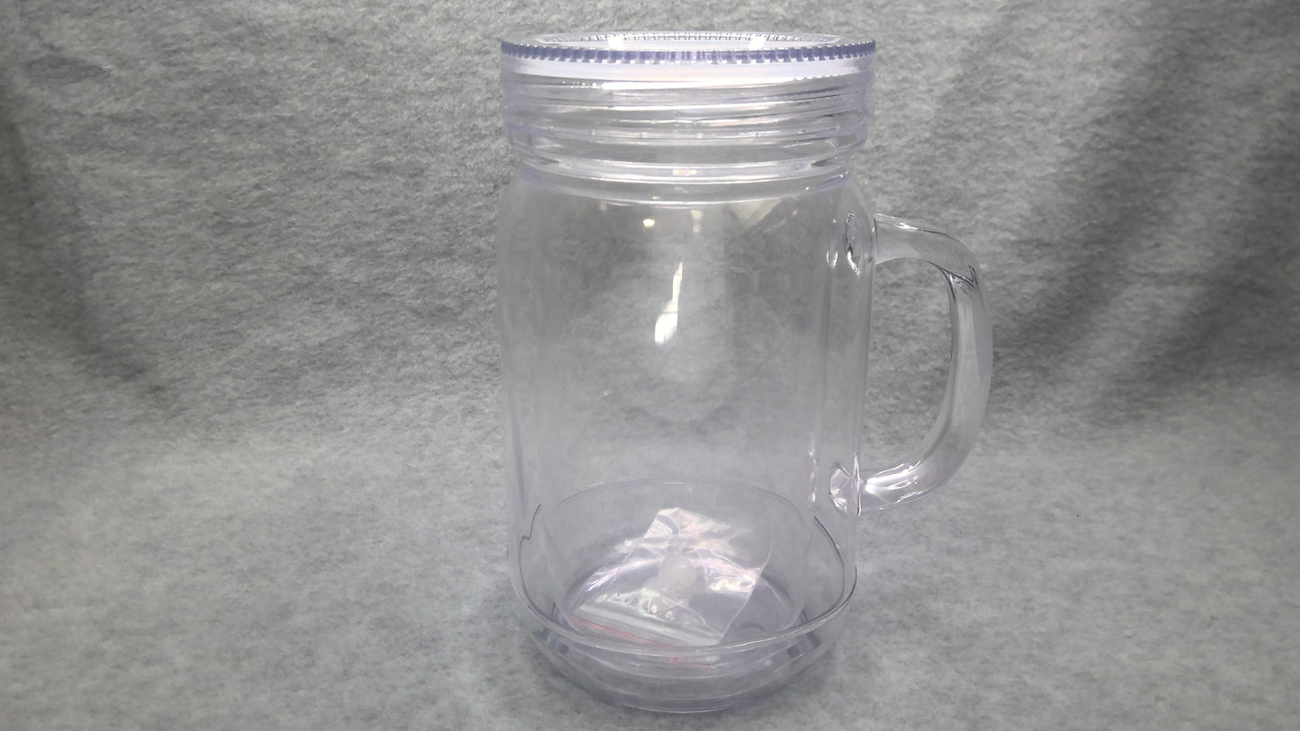 Mason Snowglobe Jar